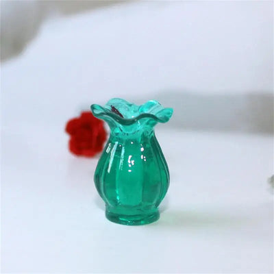 Dollhouse Miniature Food And Play Scene Model Doll Mini Ceramic Pottery Vase Doll Miniatures Classic Miniature Toy Home Decor