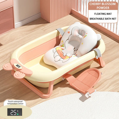 Baby Folding Tub Baby Tub 0-6 years old Large size Newborn Baby Products Bath Seat Bathtub Children's Baby Shower Tub Wash basin
