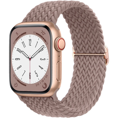 Braided Solo Loop For Apple watch band 45mm 44mm 40mm 49mm 38 41mm Elastic correa bracelet series 8 9 5 4 3 SE 6 7 Ultra 2 strap