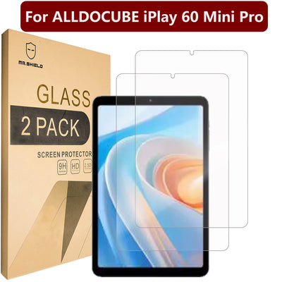 Mr.Shield Screen Protector compatible with ALLDOCUBE iPlay 60 Mini Pro / iPlay 60 mini Turbo [Tempered Glass] [2-PACK]