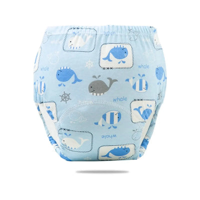 1PC Baby Cotton Diaper Infant Cloth Nappy Breathable Toilet Training Pant Reusable Cotton Newborn Baby Training Pants 0-3Year