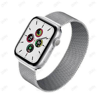 Milanese Loop for apple watch band 44mm 45mm 40mm 41mm 38-42mm pride bracelet iwatch series 9 8 7 6 SE 5 4 3 ultra 2 49mm strap