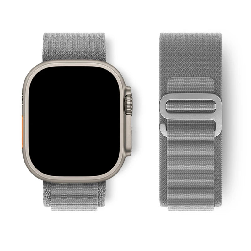 Alpine loop Strap for Apple watch Ultra Band 49mm 45mm 46mm 44mm 41mm 42mm 40mm Nylon bracelet correa series 10 9 8 7 SE 6 5 4 3