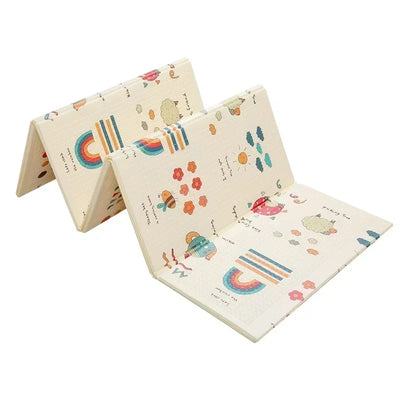 Foldable Cartoon Play Mat Kid Rug Puzzle Infant Carpet Waterproof Early Education Gym Baby XPE Crawling Pad Rug Developing Mat