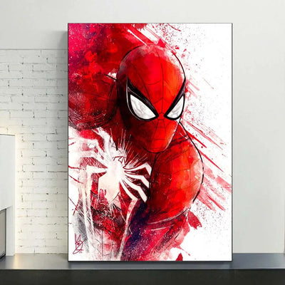 MINISO Marvel Movie Watercolor SpiderMan Superhero Canvas Posters Modern Home Wall Art Painting Print Picture Room Decor Murals