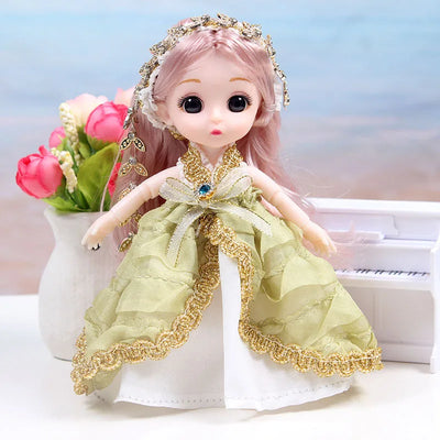 Mini multi-joint Molly girl doll 17 cm changeable constant tide confused Barbie doll