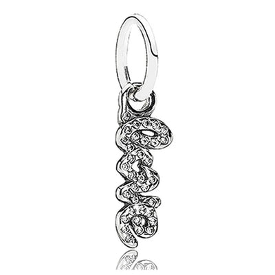 2024 New 925 Silver Plated Diamond Heart Bell Loose Charm Beads For Pandora DIY Bracelet Necklace Jewelry Accessories Gifts
