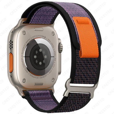 Trail Strap For Apple Watch Ultra 2 Band 49mm 45mm 44mm 42mm 40mm 41mm 38mm Nylon bracelet correa iwatch series10 9 8 7 6 5 4 SE