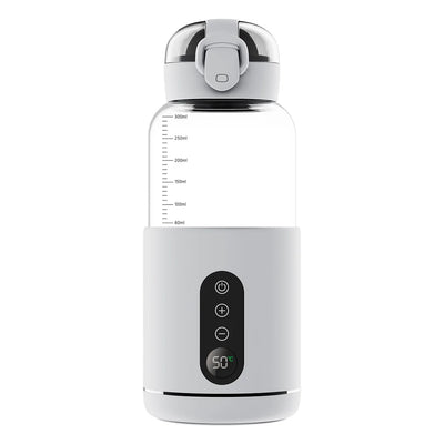 Portable Bottle Warmer For Baby Milk USB Charge With Temperature Adjustable &Display Outdoor Wireless Electric Baby Water Warmer
