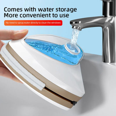 Double Sided Magnetic Glass Window Cleaning Tool, Automatic Water Discharge Double-layer Wiper, Household Special Window Cleaner