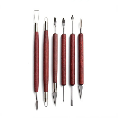 Pottery Clay Sculpting Tools Kit 12 Pcs/Set, Ceramic Wax Clays Carving Tools for Art Craft Pottery Sculpting Modeling Tool Set