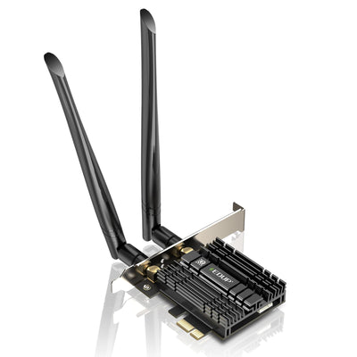 EDUP   BE200 8774Mbps High Speed 2.4GHz/5GHz/6GHz WiFi 7 Network Card Bluetooth 5.4 PCI-E Wireless Adapter Stable Transmission