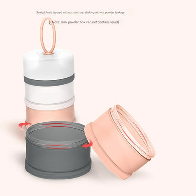 4-LAYER PORTABLE BABY FOOD STORAGE BOX INFANT FORMULA & TODDLER SNACK CONTAINER