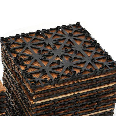 DIY Carpet Floor Tiles with Non-destructive Installation and Carbonization Process