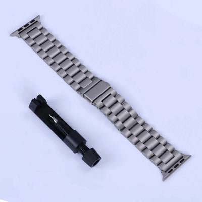 Stainless Steel Strap For Apple Watch 46mm Ultra 49mm Metal Wristband Bracelet For iWatch 10 9 8 5 4 SE 42mm Business Watchband