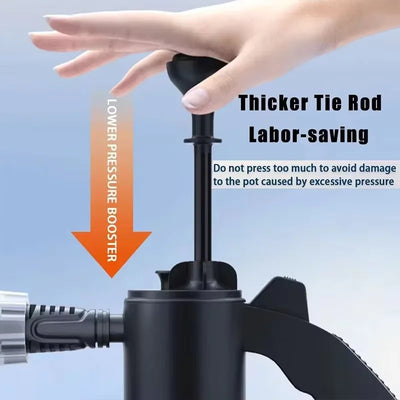 Car wash watering can hand-pressed car wash foam watering can home car 2L spray watering can flower watering sprayer