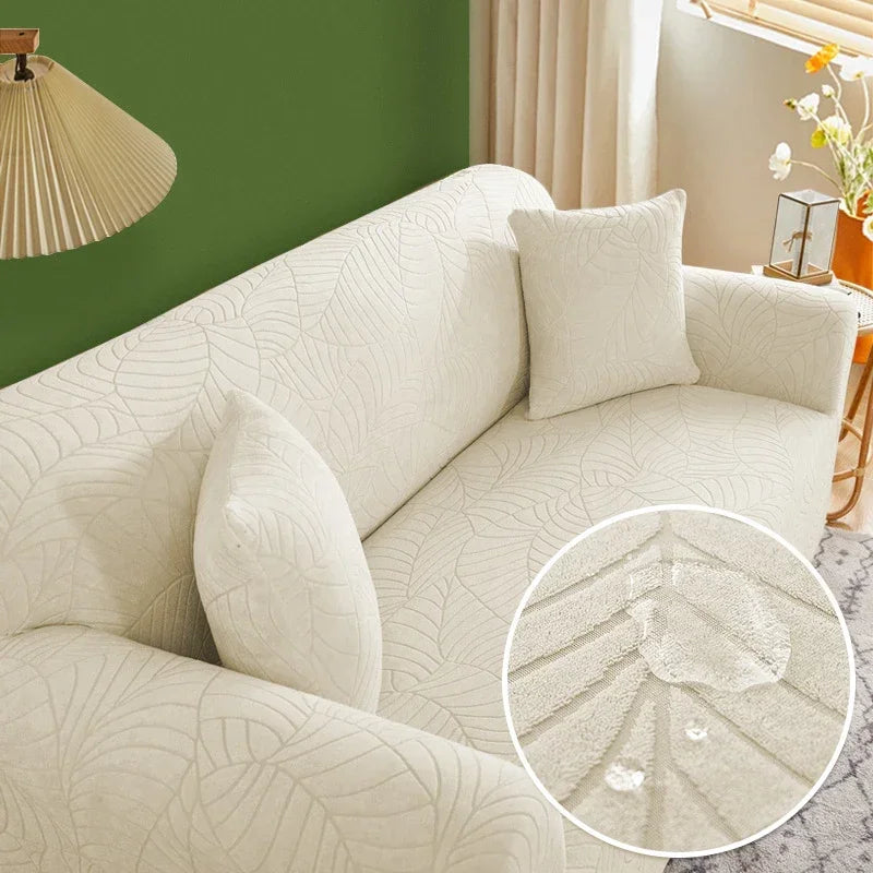JACQUARD THICK ELASTIC SOFA COVER – 1/2/3/4 SEATER & L-SHAPED CORNER SOFA COVER FOR LIVING ROOM