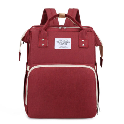 Upgraded Version of Mummy Bag Multifunctional Folding Mummy Bag Large Capacity Foldable Crib Bag Portable Mummy Backpack