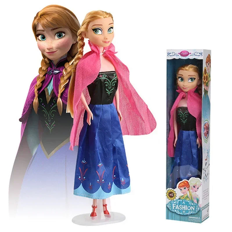Disney Frozen 2 Elsa Anna Figure Princess Doll Toys Snow Queen Boys Girls Toys Elsa Dolls Clothes for Dolls