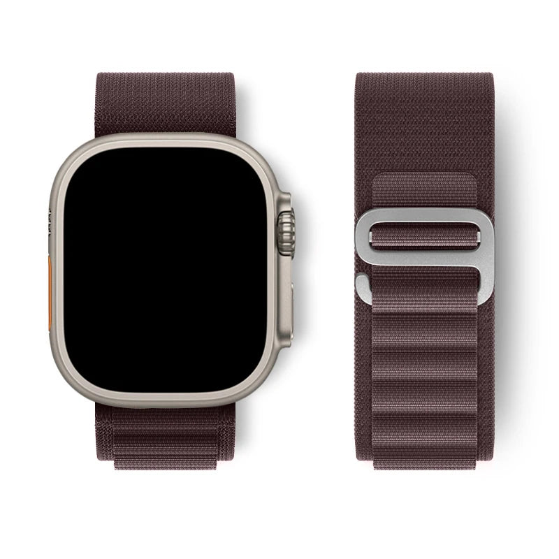 Alpine loop Strap for Apple watch Ultra Band 49mm 45mm 46mm 44mm 41mm 42mm 40mm Nylon bracelet correa series 10 9 8 7 SE 6 5 4 3