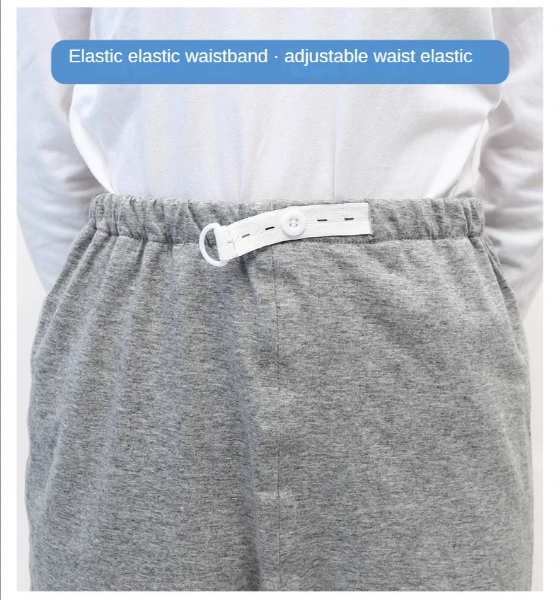 Adult Diaper Pants Washable Diapers Shorts Incontinence Care Pants Anti-bed-wetting Impermeable Elderly Long Pants Breathable