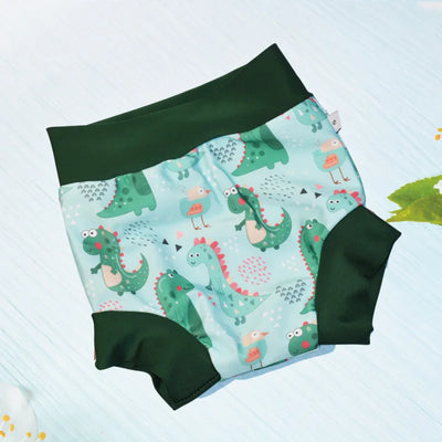 New Arrival Eezkoala Leakproof Swimming Diaper Newborn Baby High Waist Swim Nappies Washable Sunproof Baby Swimwear Cloth Nappys
