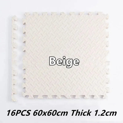 Tatame Puzzle Mat Thick 1.2cm Baby Game Mat 60x60cm Play Mats 16PCS Baby Play Mat Baby Activity Gym Game Mats Floor Mat Foot Mat