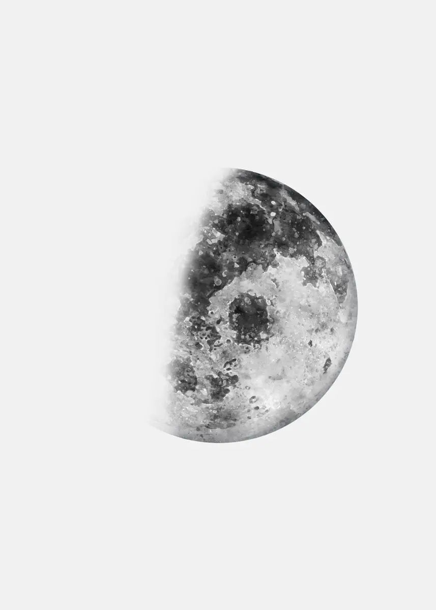 Black White Art Moon Phase Posters Aesthetic Canvas Prints Painting Wall Picture for Living Room Bar Cafe Home Decor Cuadros
