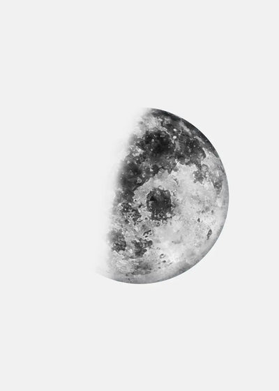 Black White Art Moon Phase Posters Aesthetic Canvas Prints Painting Wall Picture for Living Room Bar Cafe Home Decor Cuadros