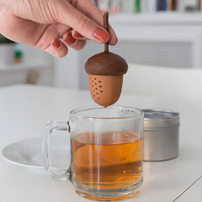1pc Acorn Mini Tea Strainer Silicone Tea Drainer Pinecone Tea Brewer Silicone Tea Brewer