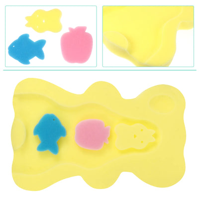 Bath Mat Sponge Newborn Bathroom Mats Cushion Tub Infant Support Skin-friendly
