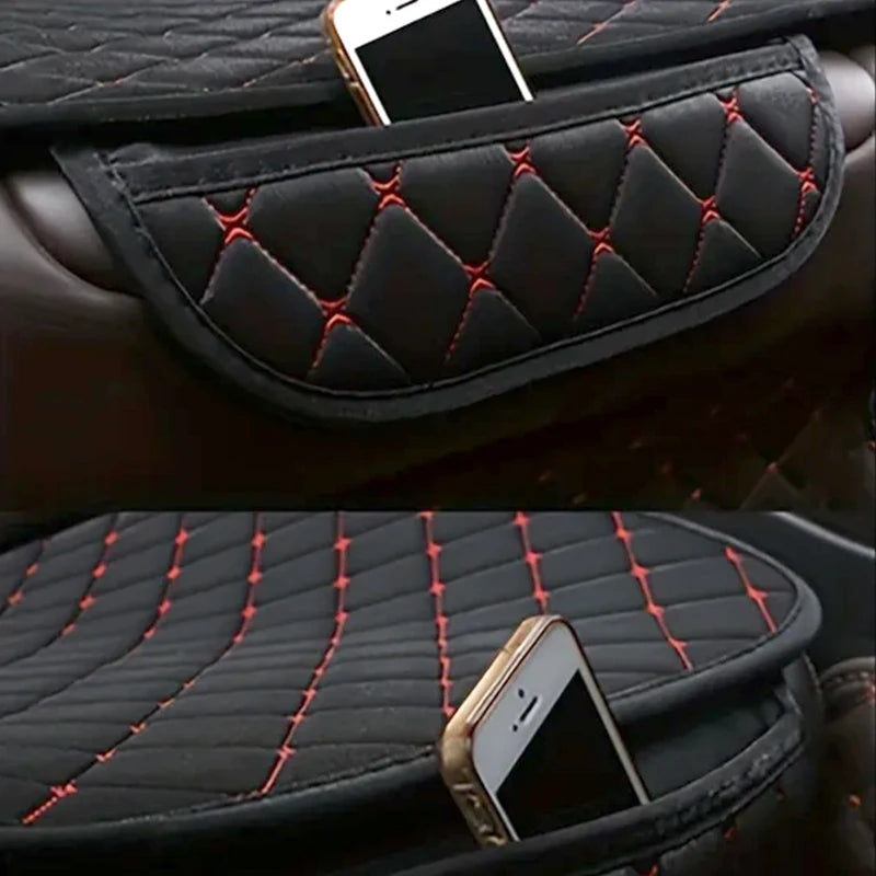 3PCS UNIVERSAL CAR SEAT CUSHION – BREATHABLE COMFORT SEAT PROTECTOR PAD & INTERIOR ACCESSORIES