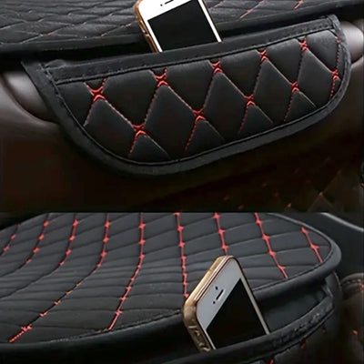 3PCS UNIVERSAL CAR SEAT CUSHION – BREATHABLE COMFORT SEAT PROTECTOR PAD & INTERIOR ACCESSORIES