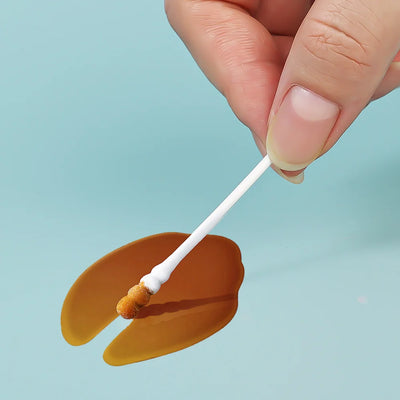 BABY EAR SCOOP CLEANING COTTON SWABS – DISPOSABLE FINE-HEADED & SPIRAL ROUND TIP SWABS