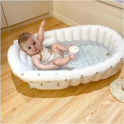 2025 New Inflatable Bathtub for Infants and Young Children, High Beauty Baby PVC Bathtub, Foldable Bathtub, Gaming Pool