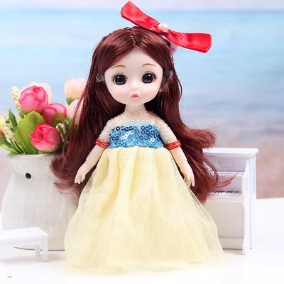 Mini multi-joint Molly girl doll 17 cm changeable constant tide confused Barbie doll