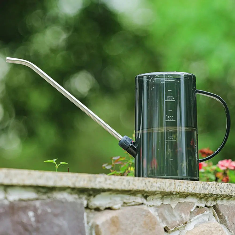 1Pcs Portable Measurable Long Spout Can Watering Can for Flowers Office Multipurpose Outdoor Garden Lawn Gardening Accessory