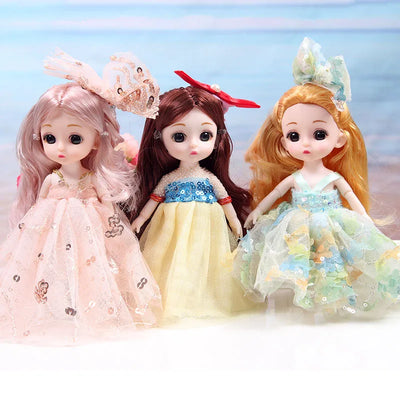 Mini multi-joint Molly girl doll 17 cm changeable constant tide confused Barbie doll