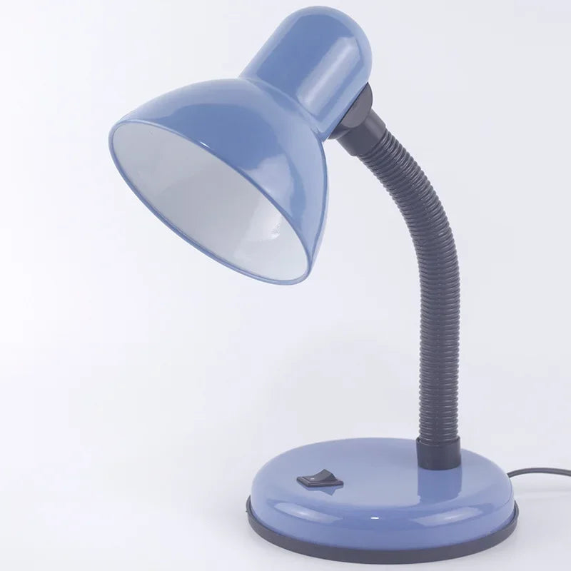Traditional Small Desk Lamp With Multiple Color Options Adjustable Arms One-Click Switch Quality Stable Reading Lamp
