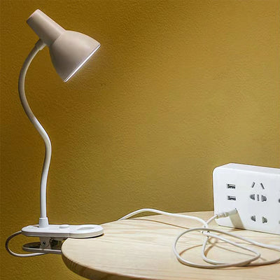 LED Eye Protection Book Night Light Adjustable Angle Mini Clip-On Study Desk Lamp AA Battery USB Plug-in for Bedroom Reading