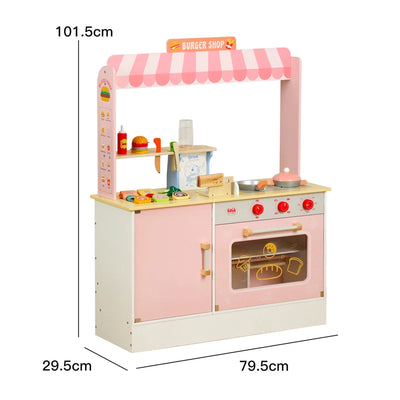 Kids Pretend Play Hamburger Shop Toy