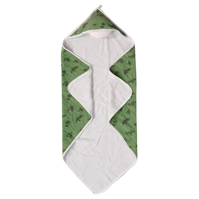 Elinfant Baby Bath Towels Soft Newborn Hooded Towel Blanket,100% Cotton Crepe Cloth Baby Bathrobe