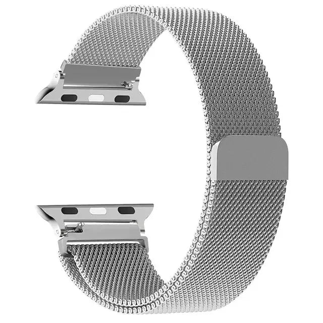 Milanese Loop Strap For Apple Watch Band 49mm 44mm 40 45mm 41mm Metal Stainless Steel Bracelet Iwatch Series 10 46mm 42mm Ultra2