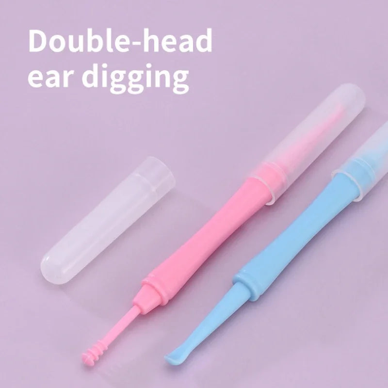 8/20pcs Baby Care EVA Bag Eight-piece Set Baby Nasal Aspirator Nail Scissors Cartoon Set Daily Cleaning Supplies Care Bag