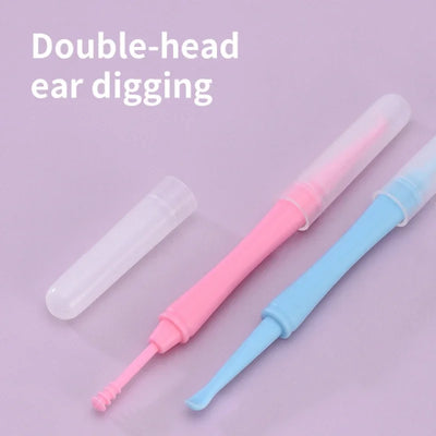 8/20pcs Baby Care EVA Bag Eight-piece Set Baby Nasal Aspirator Nail Scissors Cartoon Set Daily Cleaning Supplies Care Bag