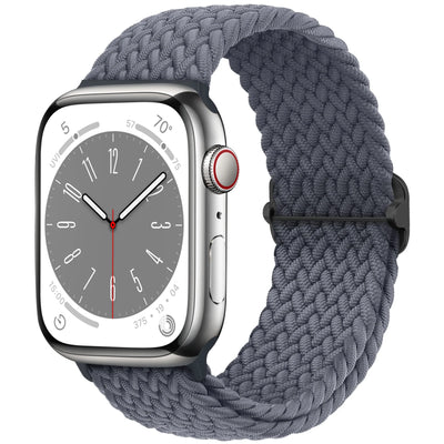 Braided Solo Loop For Apple watch band 45mm 44mm 40mm 49mm 38 41mm Elastic correa bracelet series 8 9 5 4 3 SE 6 7 Ultra 2 strap