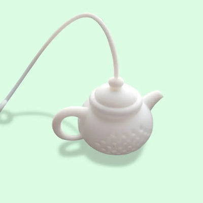 1PC Creative Silicone Teapot-shape Tea Infuser Strainer Tea Bag Leaf Filter Diffuser Teaware Teapot Accessory Kitchen Gadget