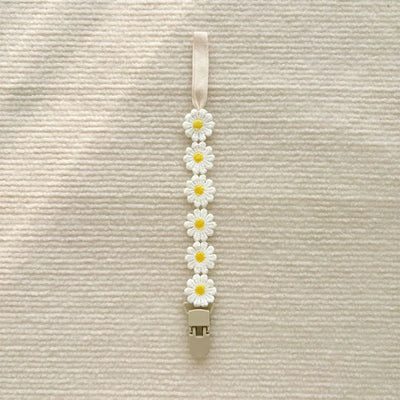 Little Daisy Baby Pacifier Clips Pacifier Chain Nipple Bracket Holder for Nipples Toddler Girl Baby Shower Gift Baby Accessories