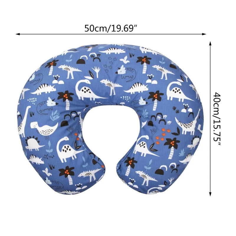 Washable Nursing Pillowcase Removable Nursing Pillow Cover Ushape Print Nursing Pillow Case Breastfeeding Pillow Sleeve