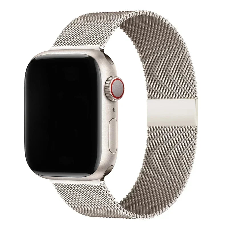 milanese Loop Band for apple watch Strap Ultra 49mm 45mm 44mm 41mm 40mm Metal Wristband bracelet iwatch series 9 8 7 6 5 4 3 SE